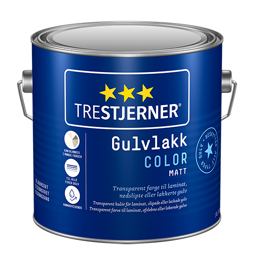 TreStjerner Gulvlakk Color